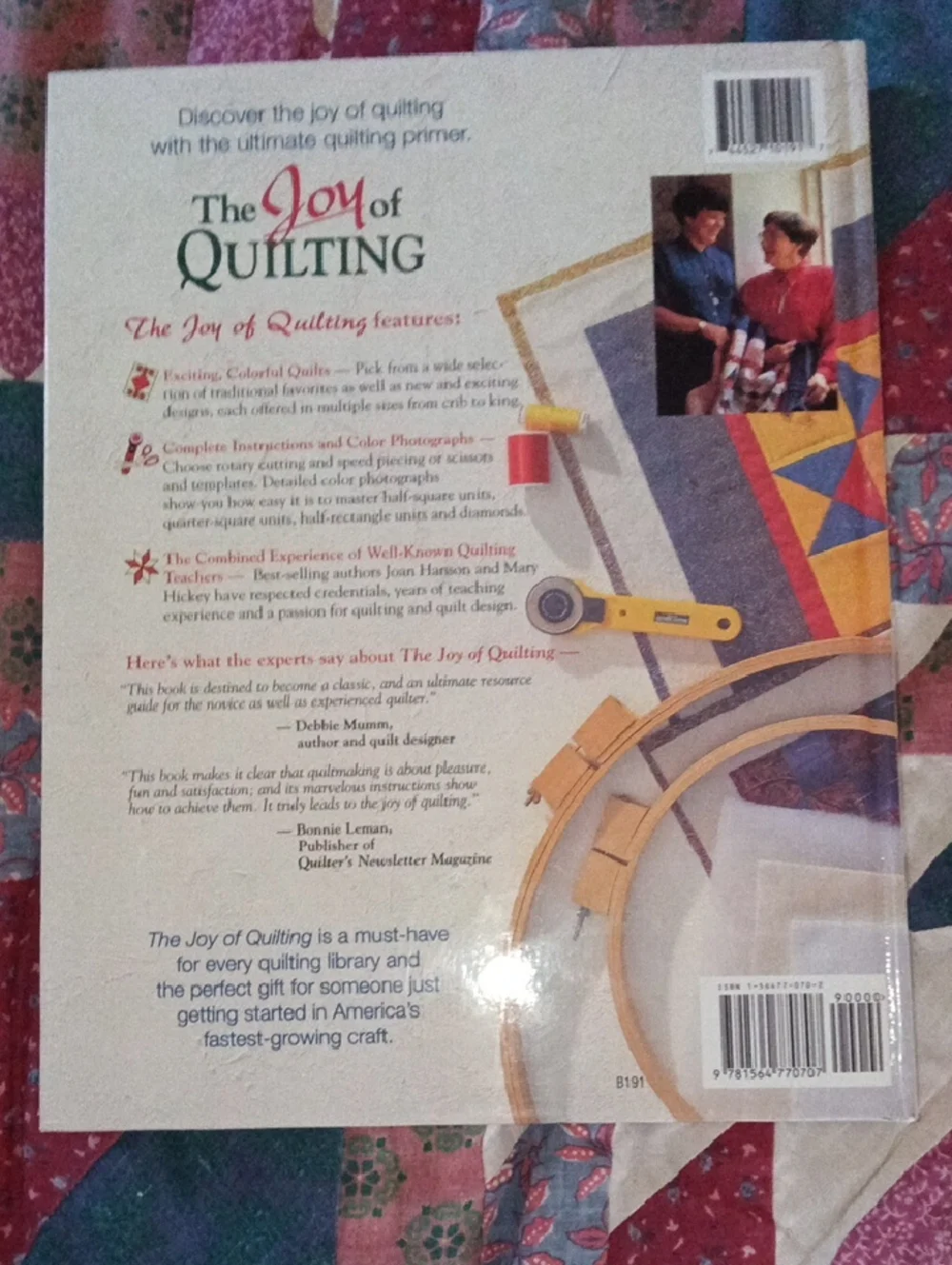 The Joy of Quilting - Multicolor Quilt Pattern Book